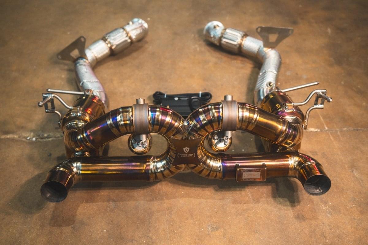 Ferrari 488 GTB Valved Sport Exhaust System.