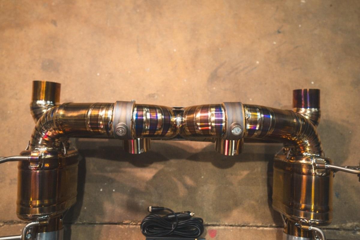 Ferrari 488 GTB Valved Sport Exhaust System.