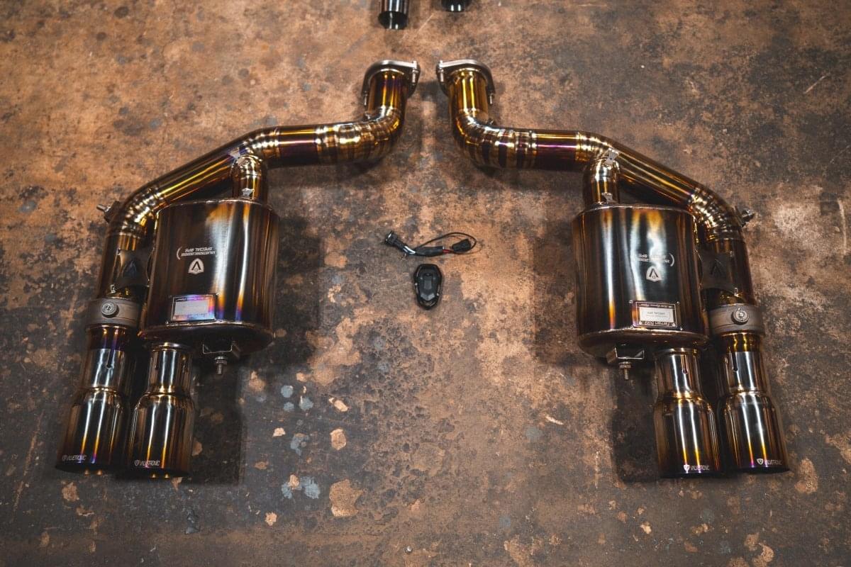 Ferrari 599 RACE F1 Valved Exhaust system.