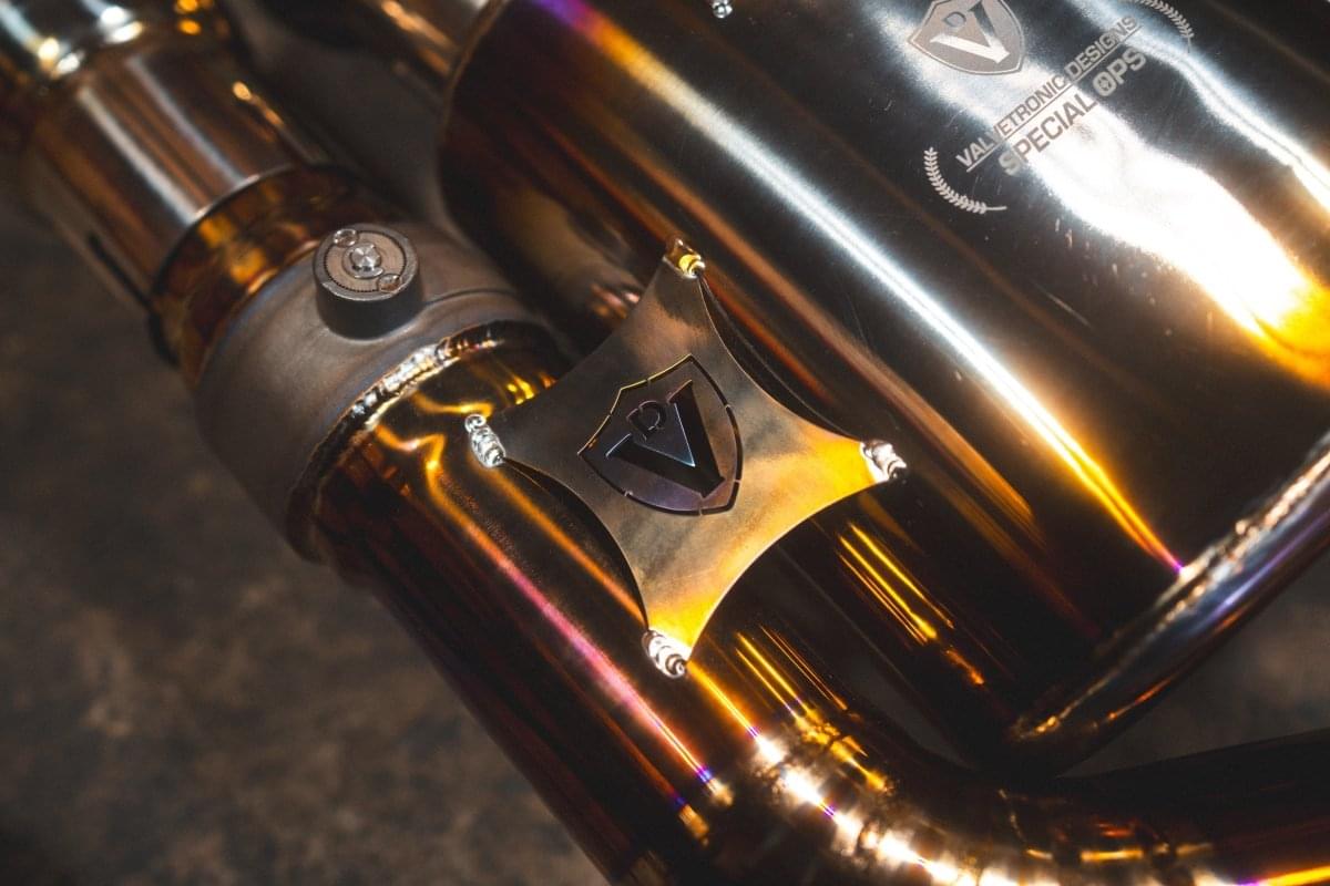 Ferrari 599 RACE F1 Valved Exhaust system.