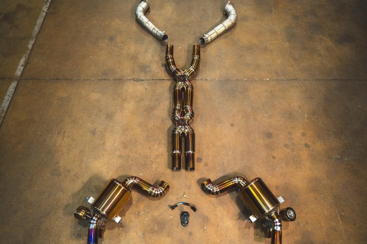 Ferrari California 4.3 V8 Valved Sport Exhaust System.