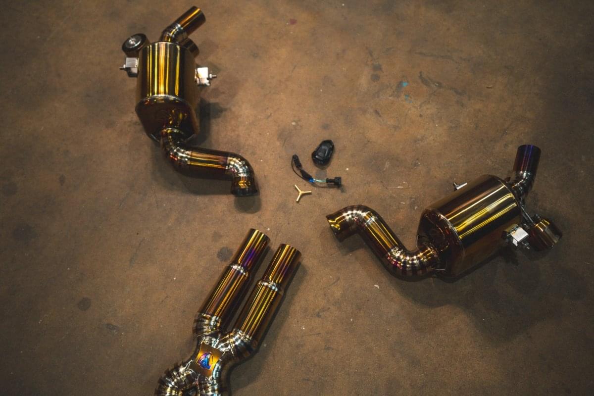 Ferrari California 4.3 V8 Valved Sport Exhaust System.