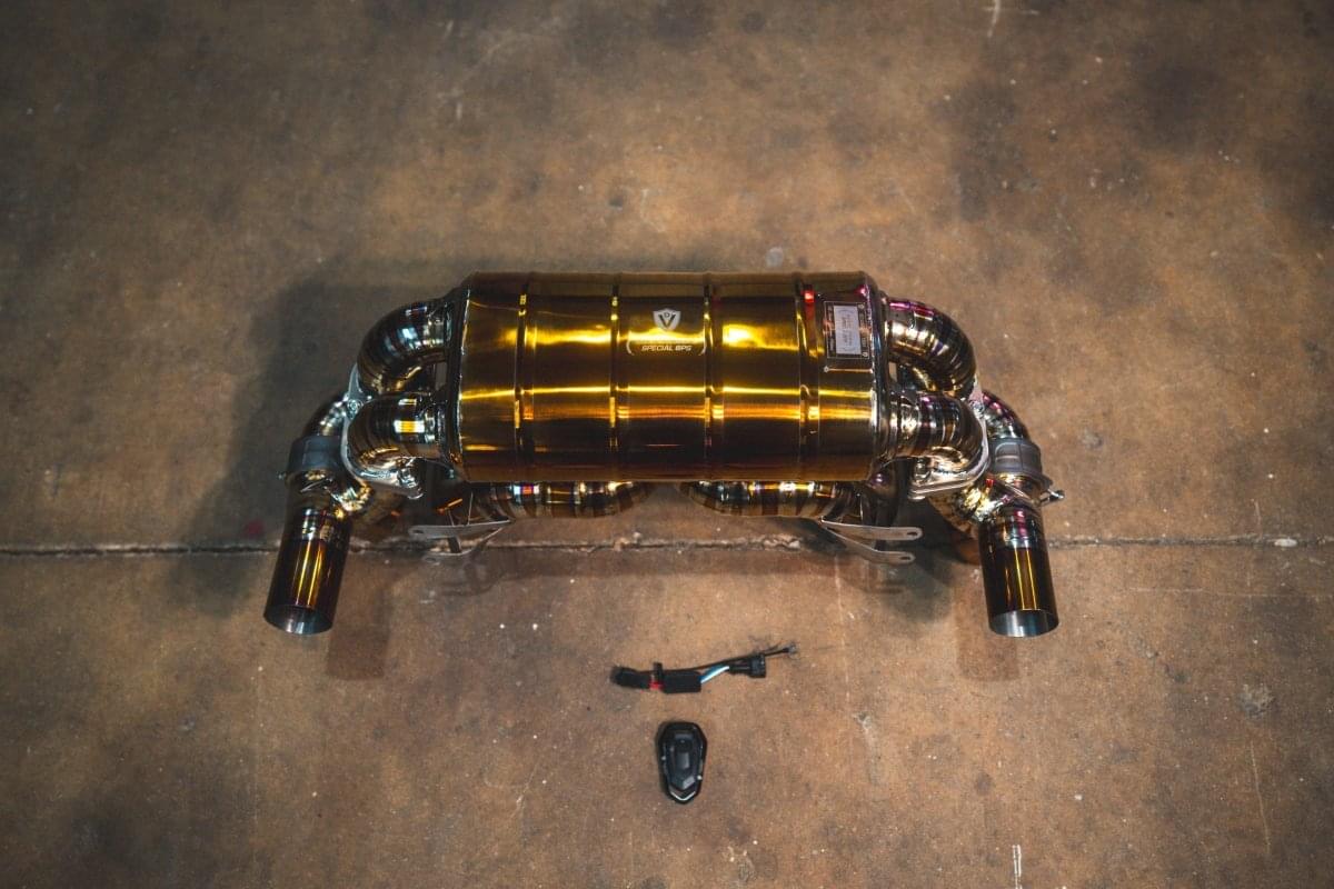 Ferrari F430 Scuderia / 16M Valved Sport Exhaust System.