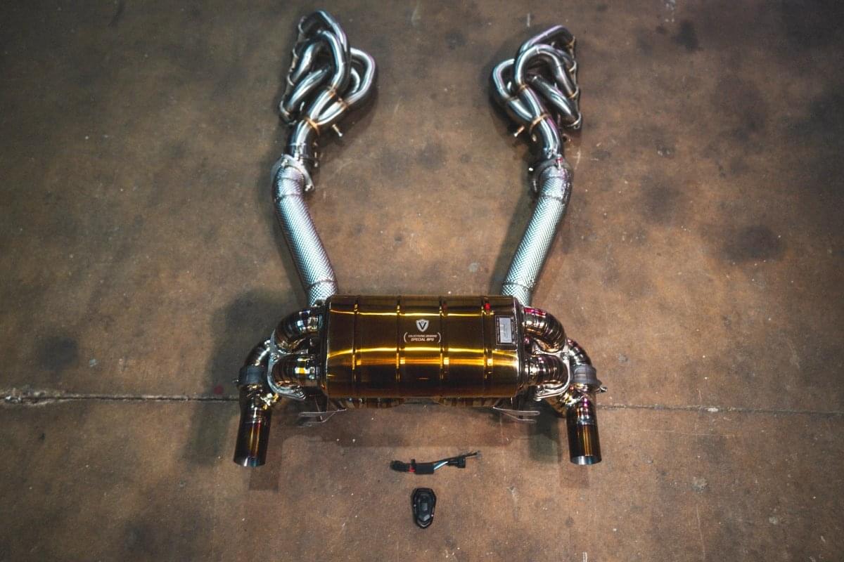 Ferrari F430 Scuderia / 16M Valved Sport Exhaust System.