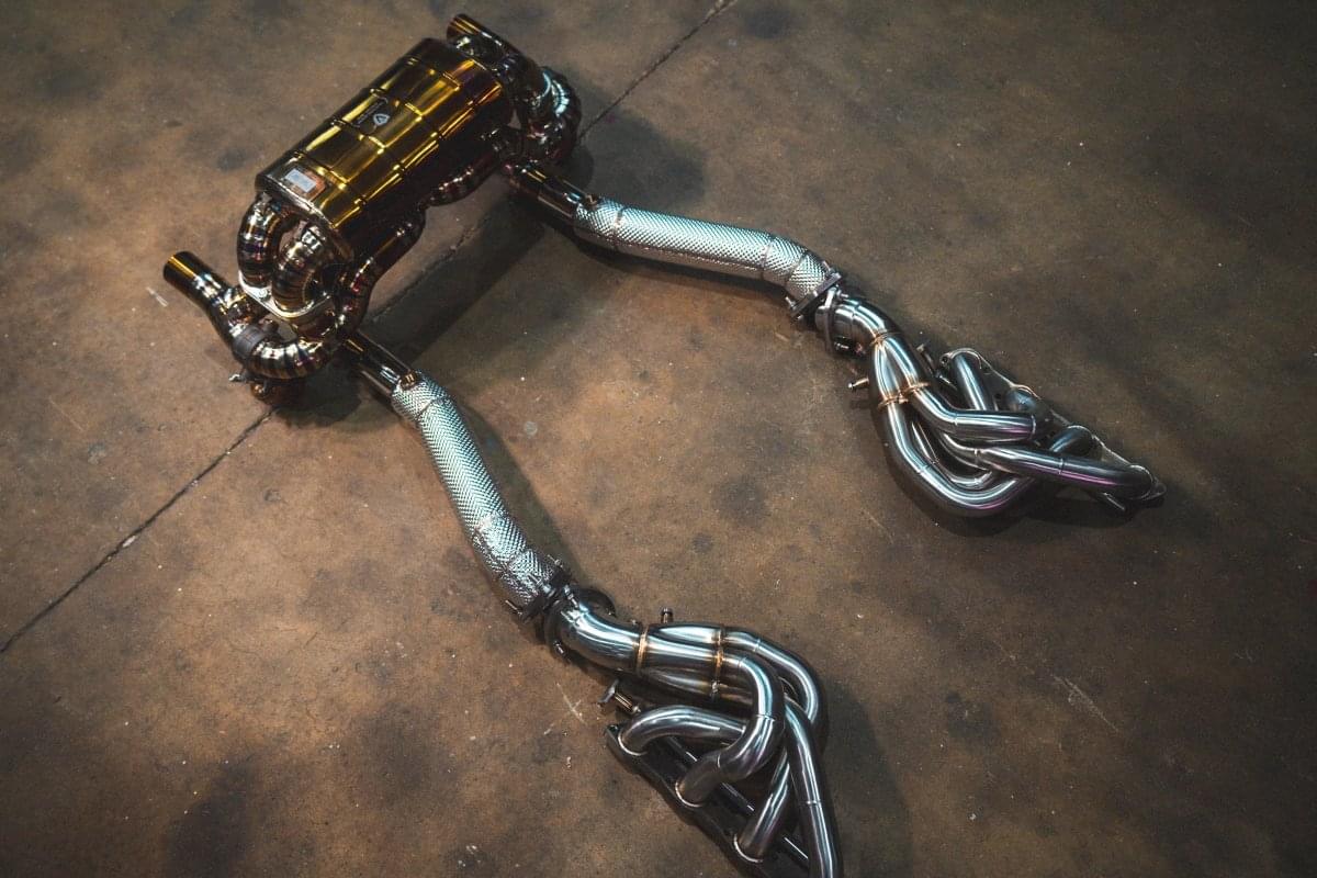 Ferrari F430 Scuderia / 16M Valved Sport Exhaust System.