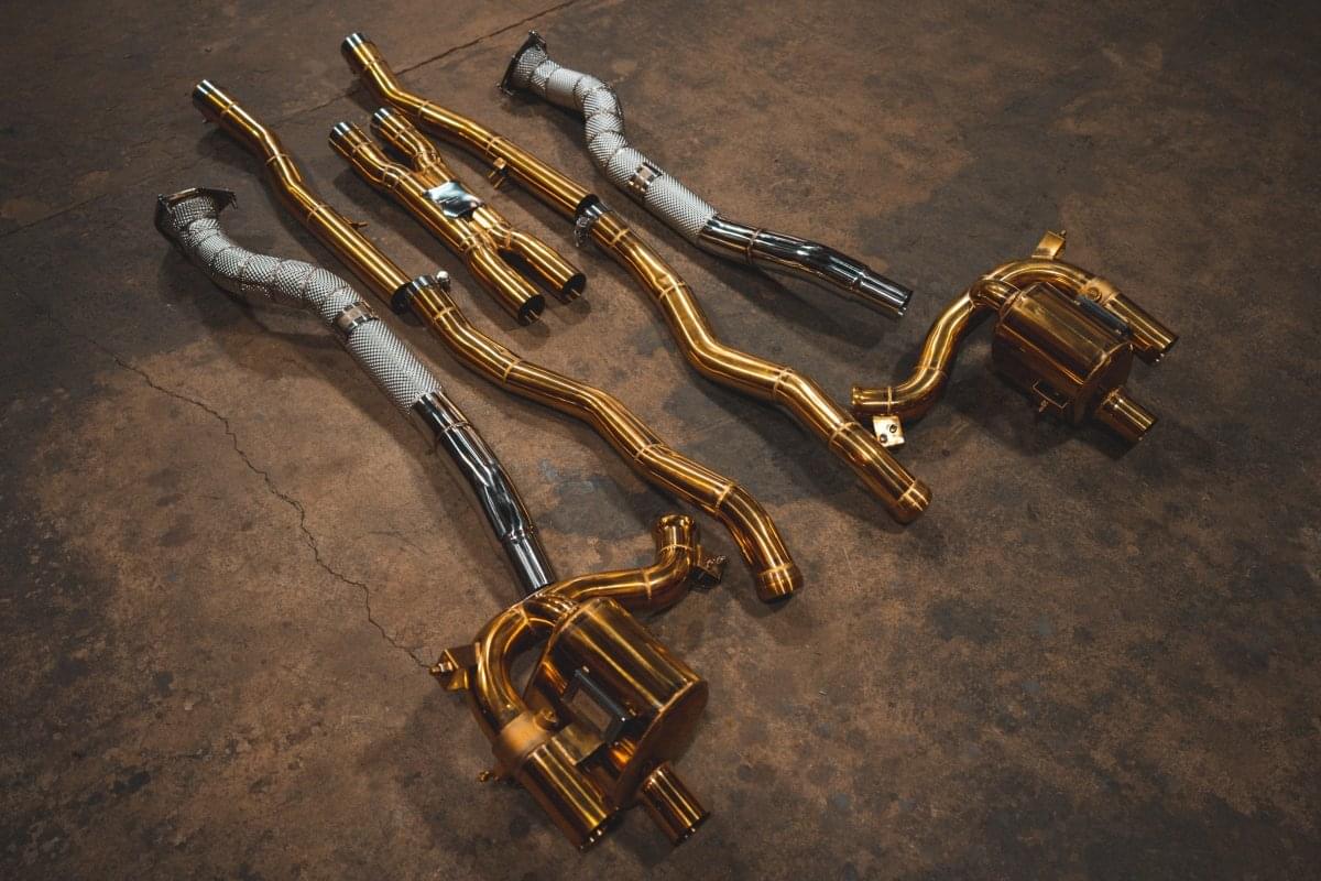 Ferrari GTC4 Lusso Valved Exhaust system.