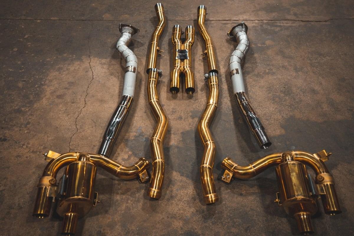 Ferrari GTC4 Lusso Valved Exhaust system.