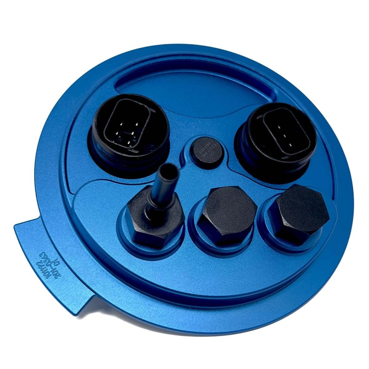 G-Series BMW & Supra A9x Billet Fuel Pump Top Hat.