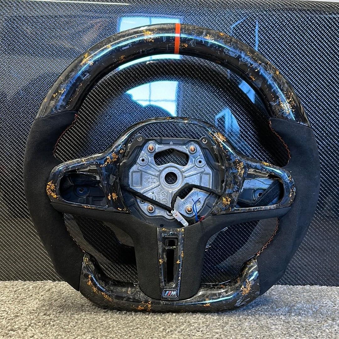 G Series Forged Carbon steering wheel.
