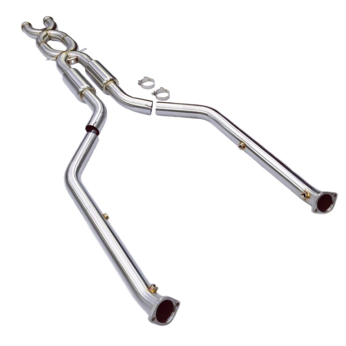 IRL E9x Double X Pipe.