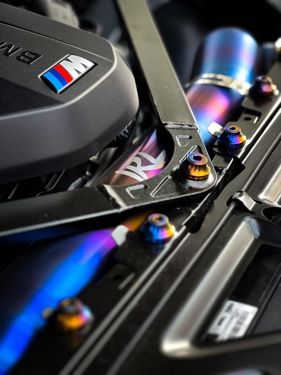 IRL G8x Titanium Front Mount Intakes.
