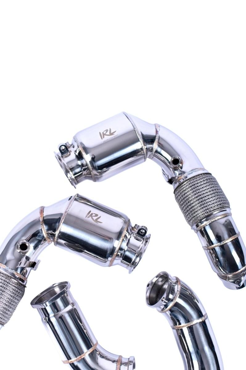 IRL G90 G99 M5 400 CEL Downpipes.