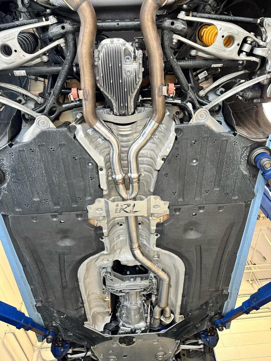 IRL V2 G87 Midpipe ( Brace Included ).