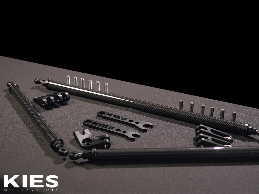 KIES Executive Line G8x S58 Carbon Fiber Strut Brace | G80, G81 M3, G82, G83 M4, G87 M2 - COLORADO N5X