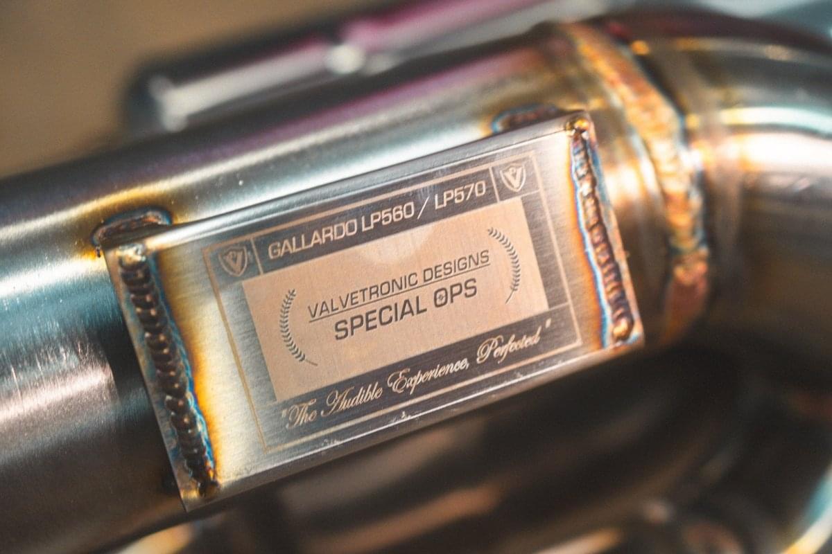 Lamborghini Gallardo LP Valved Sport Exhaust System.