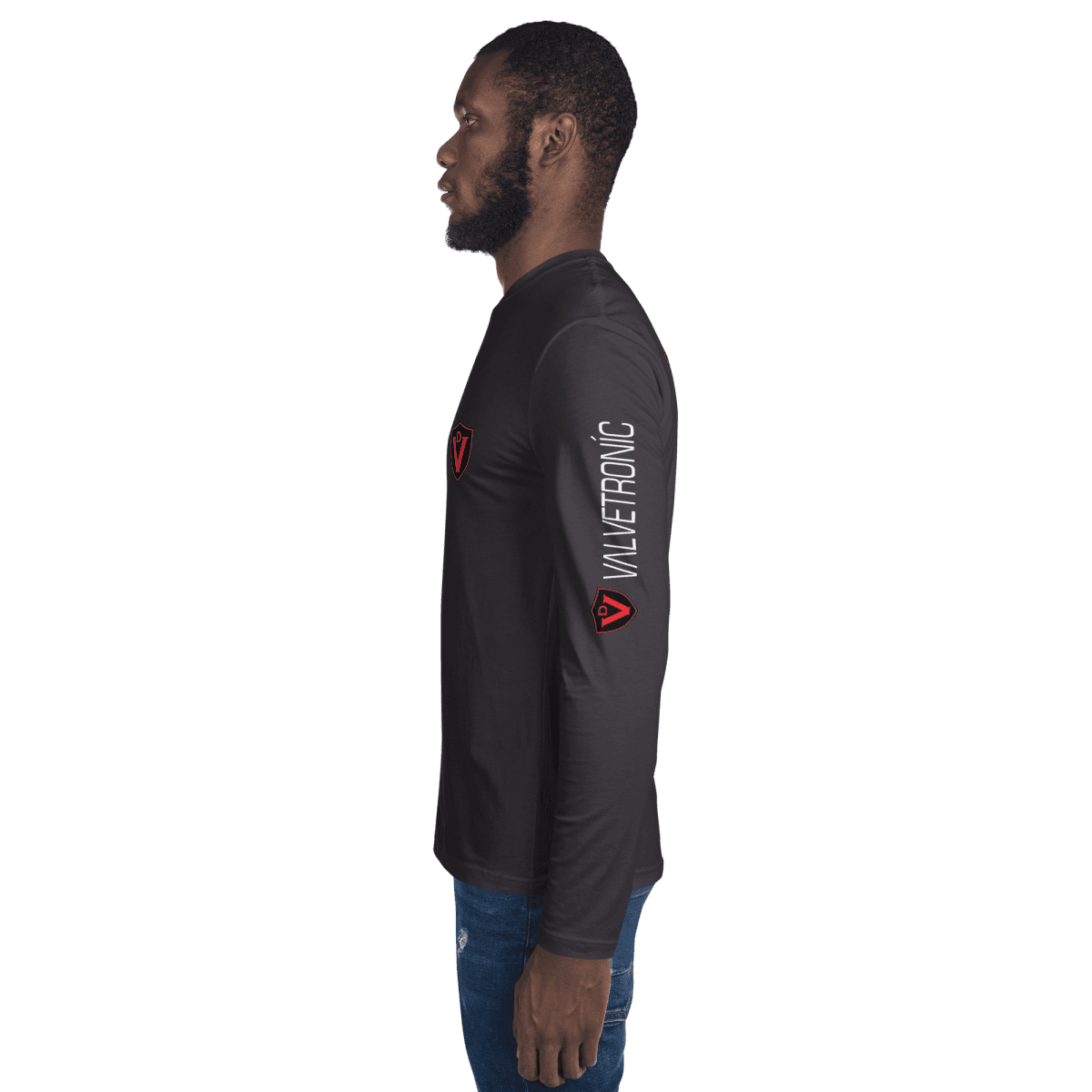 Long Sleeve Fitted Crew.