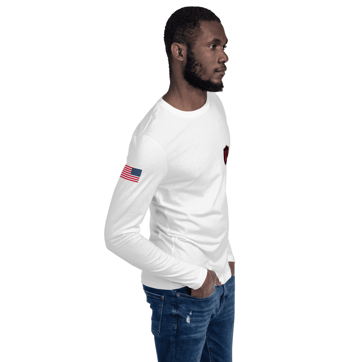 Long Sleeve Fitted Crew.