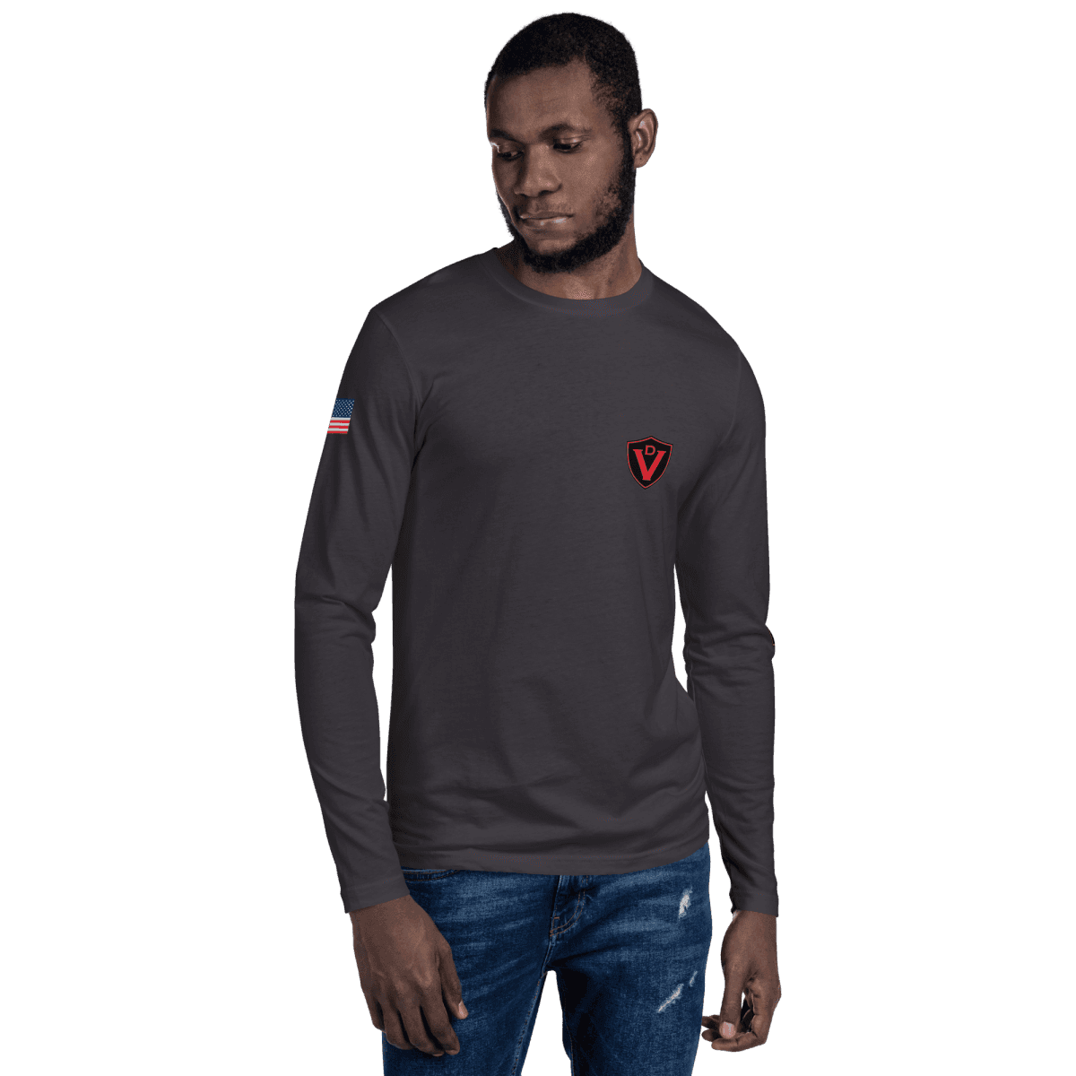 Long Sleeve Fitted Crew.