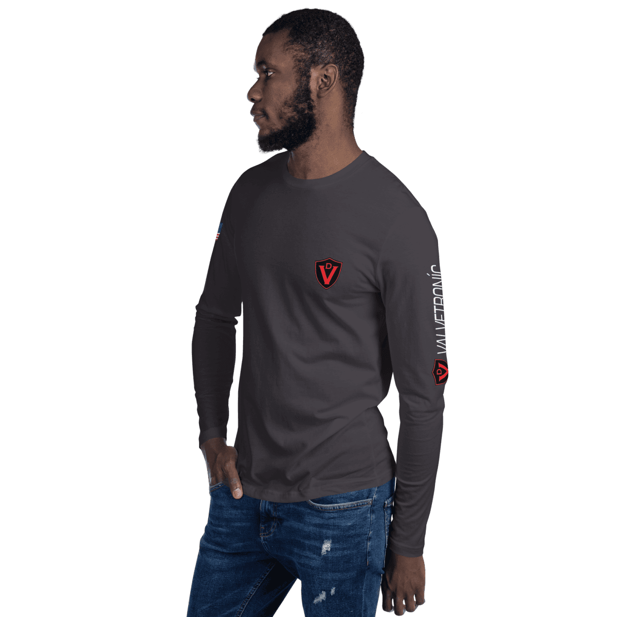 Long Sleeve Fitted Crew.