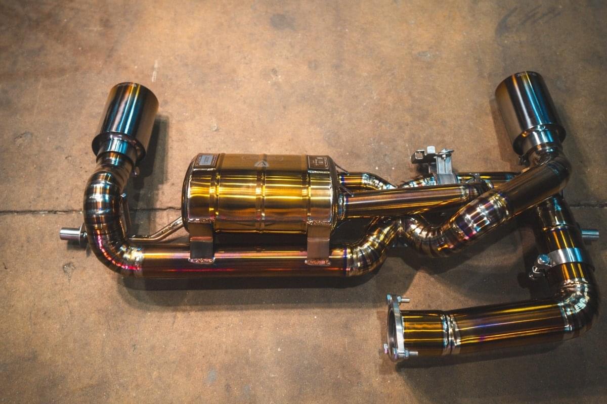 Lotus Emira Valved Sport Exhaust System.