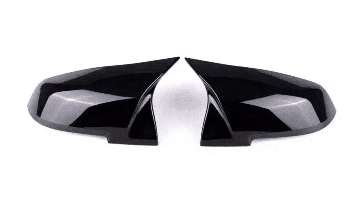 M Style Gloss Black Mirror Cap Set - Toyota A90 Supra.