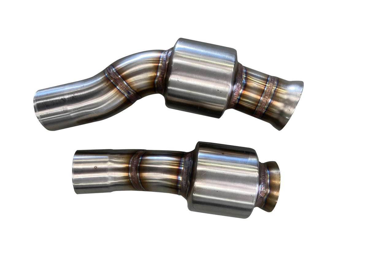 F87 BMW M2 Competition Mid Pipe includes Active F-brace.