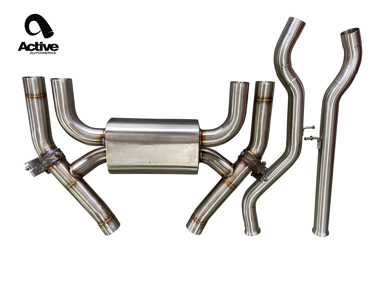 F87 M2C Valved Rear Axle-back Exhaust.