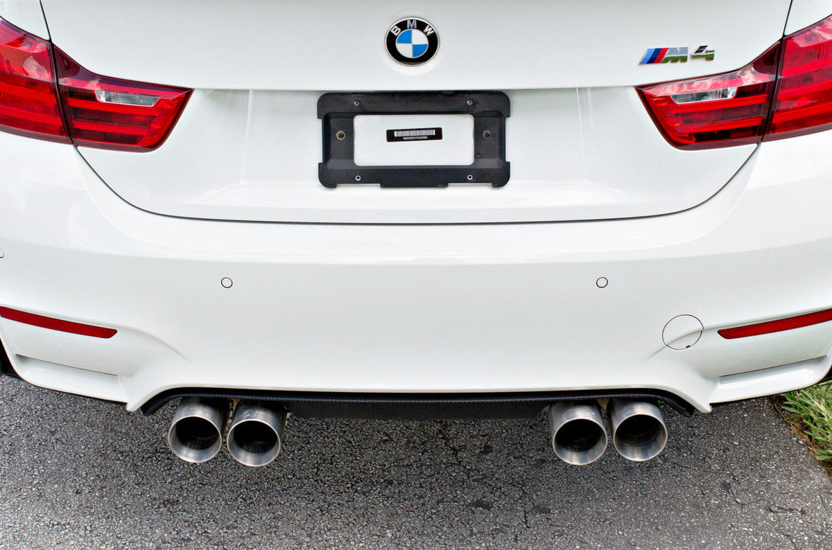 bmw m4 with active autowerke exhaust tips