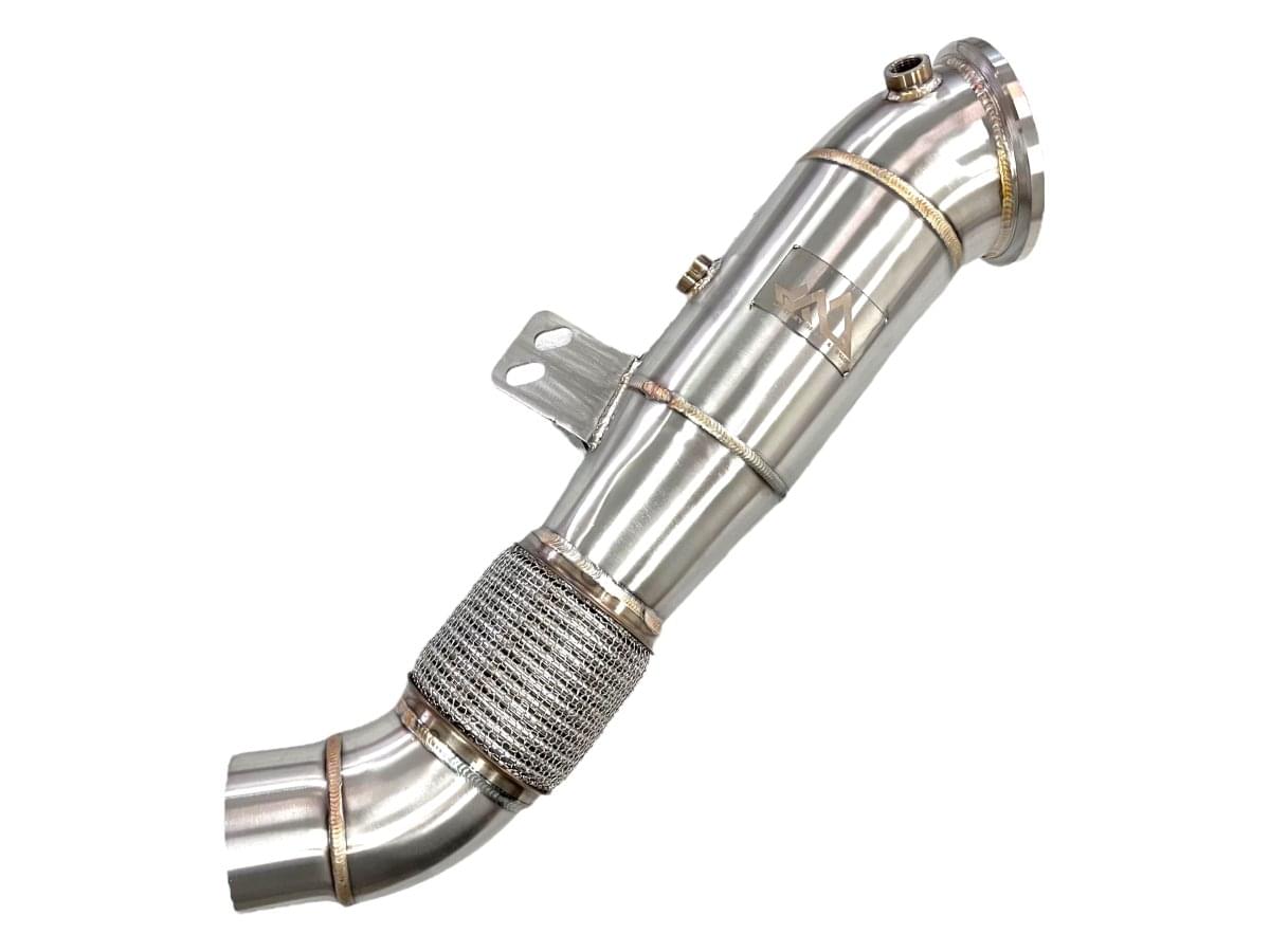 MAD B58 V2 4.5" Downpipe W/ Bracket BMW F, G Chassis & Supra.