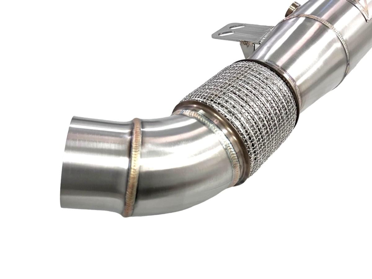 MAD B58 V2 4.5" Downpipe W/ Bracket BMW F, G Chassis & Supra.