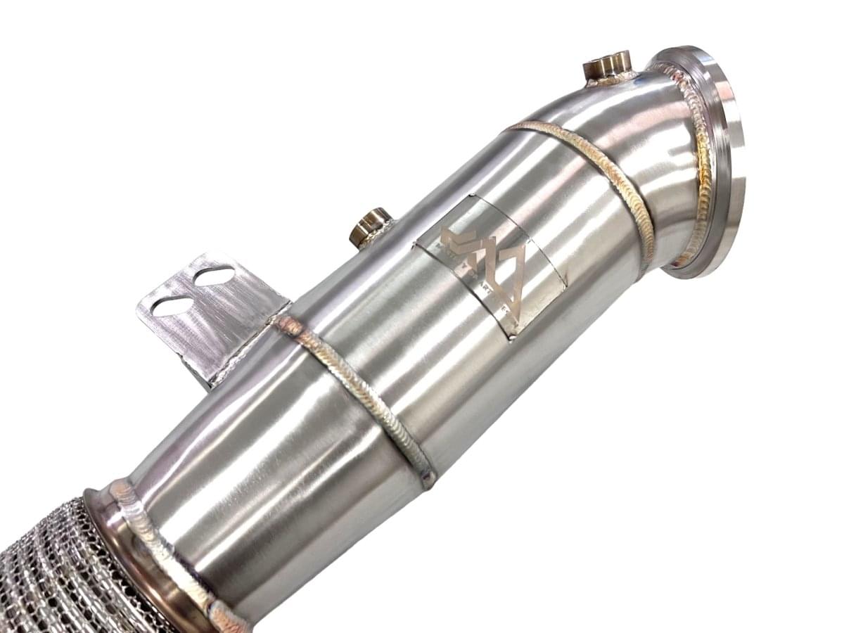 MAD B58 V2 4.5" Downpipe W/ Bracket BMW F, G Chassis & Supra.