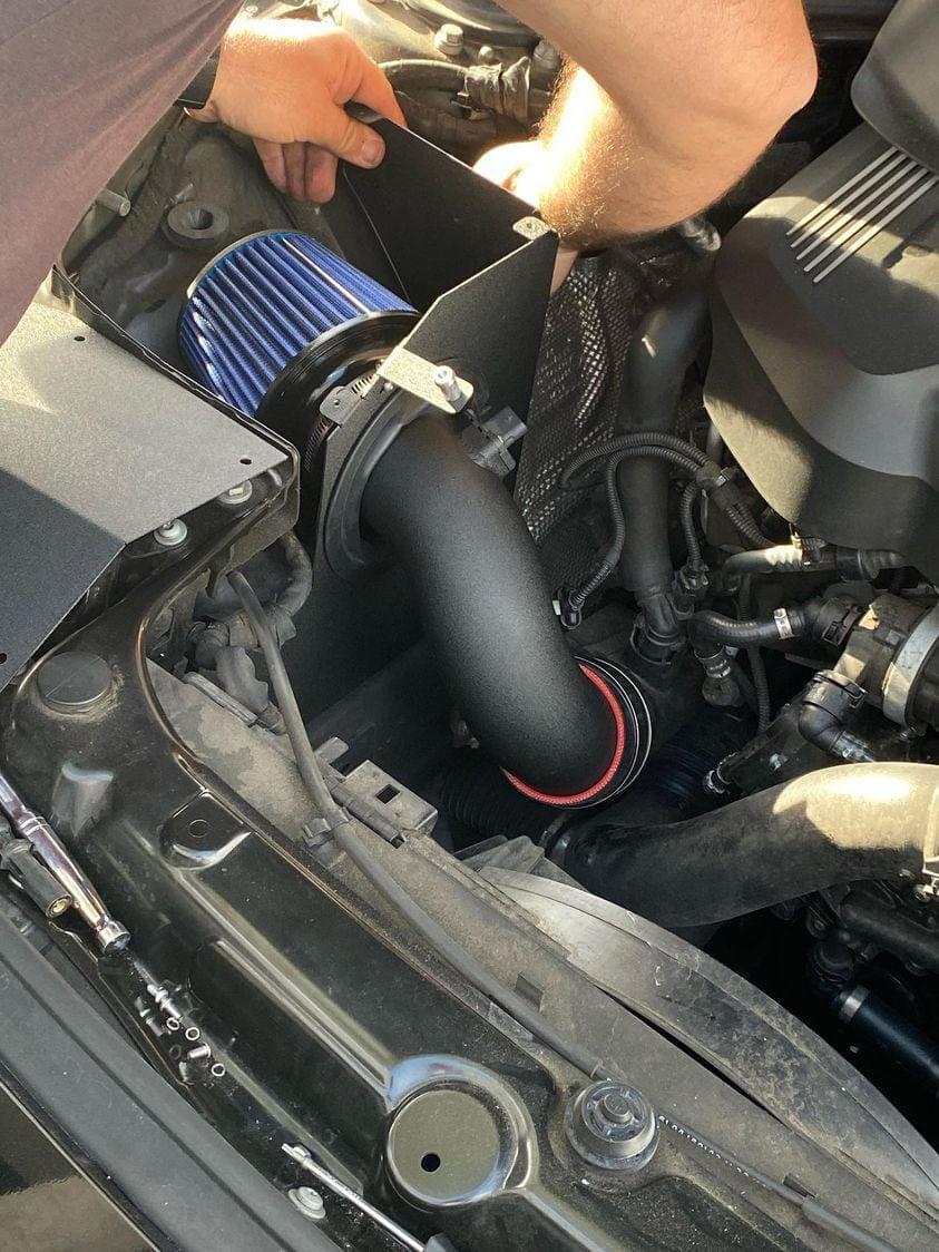 MAD BMW F3x B46 B48 230 330 430 High Flow Air Intake W/ Heat Shield.