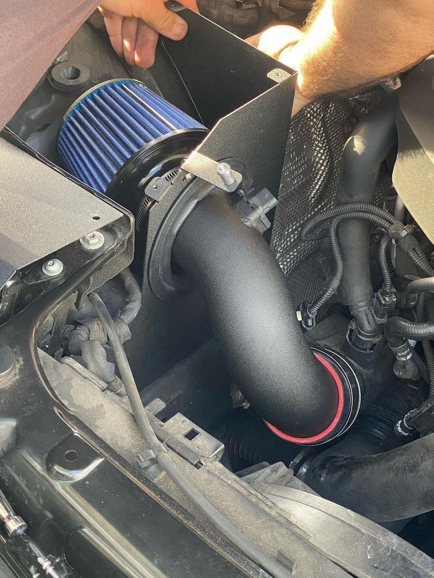 MAD BMW F3x B46 B48 230 330 430 High Flow Air Intake W/ Heat Shield.