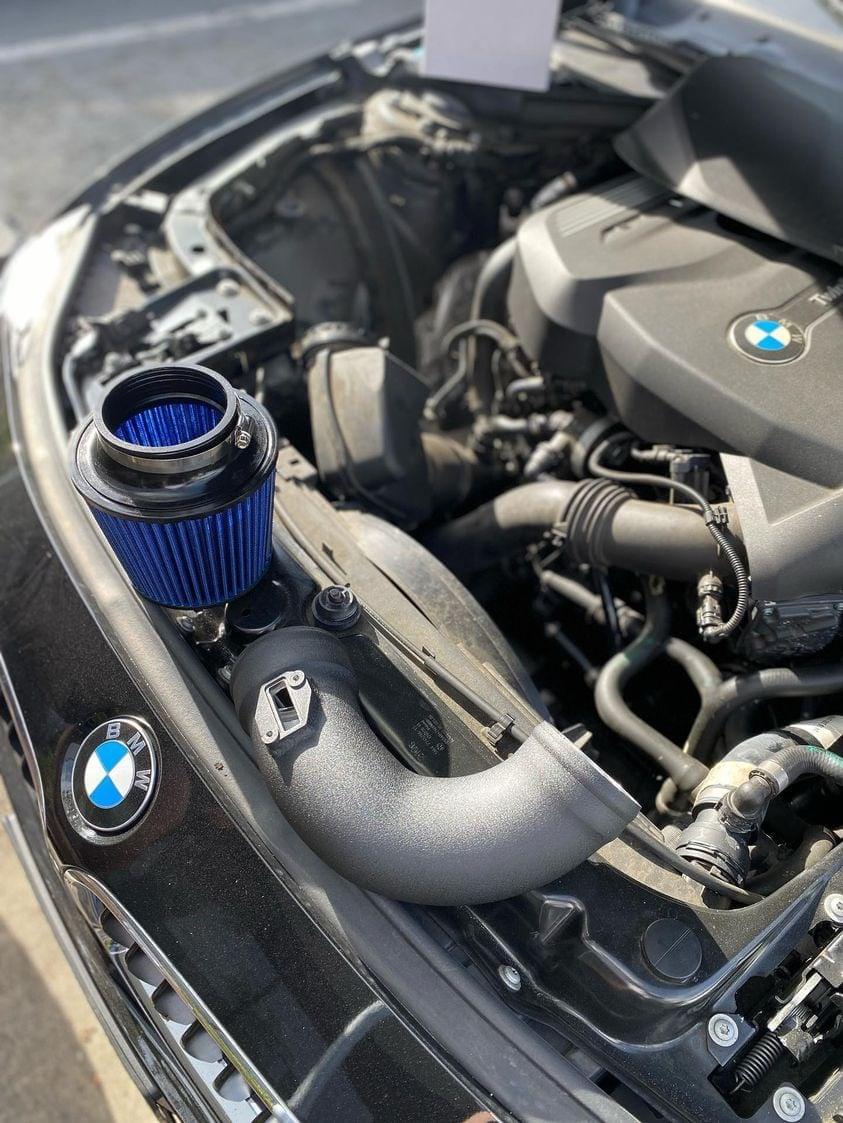 MAD BMW F3x B46 B48 230 330 430 High Flow Air Intake W/ Heat Shield.