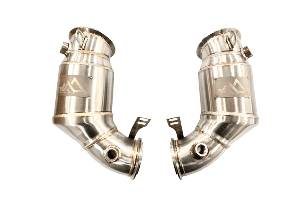 MAD BMW F90 M5 F92 M8 Primary Catted Downpipes S63R.