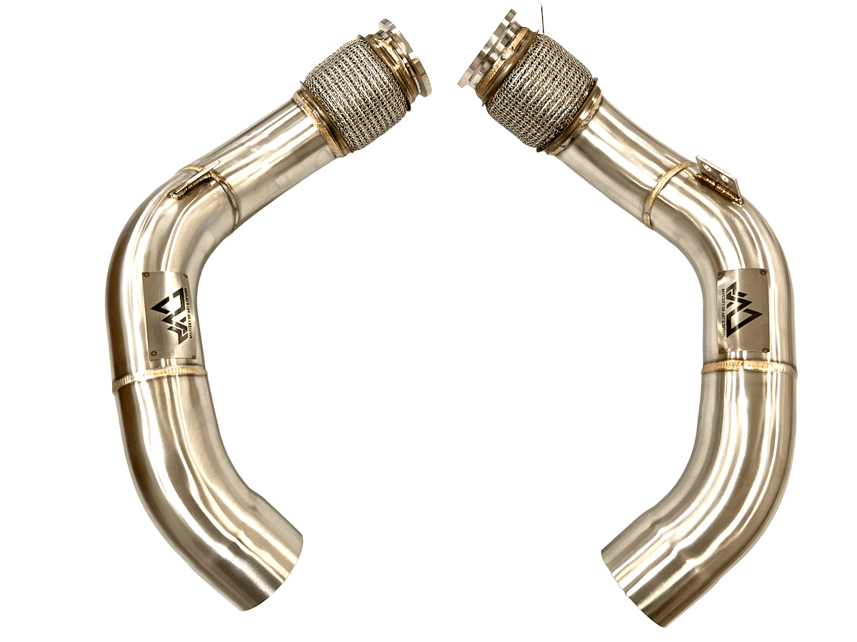 MAD BMW F90 M5 F92 M8 Secondary Downpipes S63R.