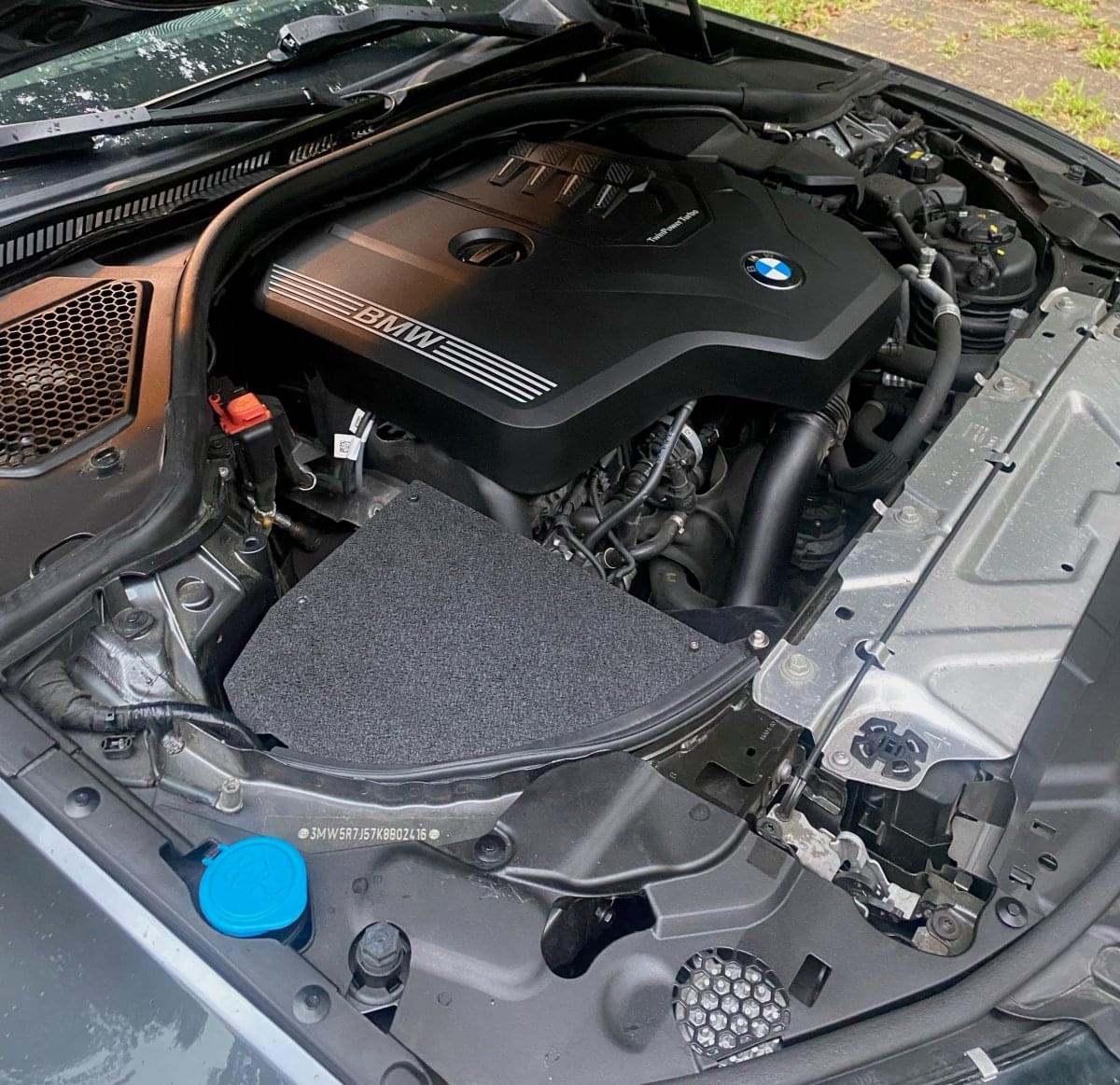 MAD BMW G2x B46 B48 230 330 430 High Flow Air Intake W/ Heat Shield.