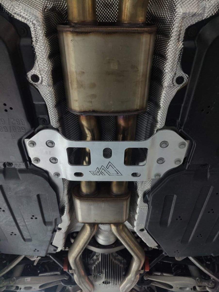 MAD BMW G8x M3 M4 S58 Resonated Single Midpipe (Brace Included).