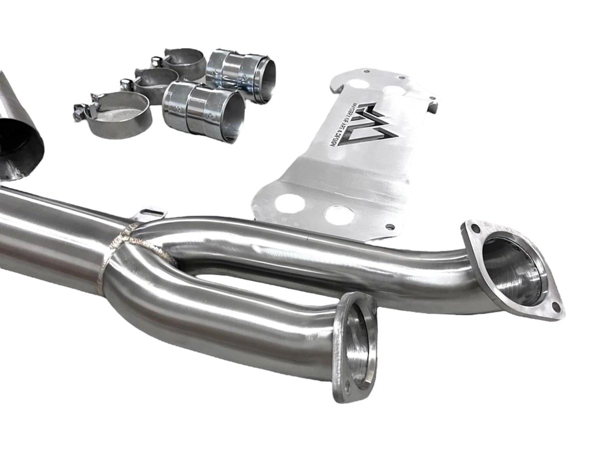 MAD BMW G8x M3 M4 S58 Single Midpipe (Brace Included).