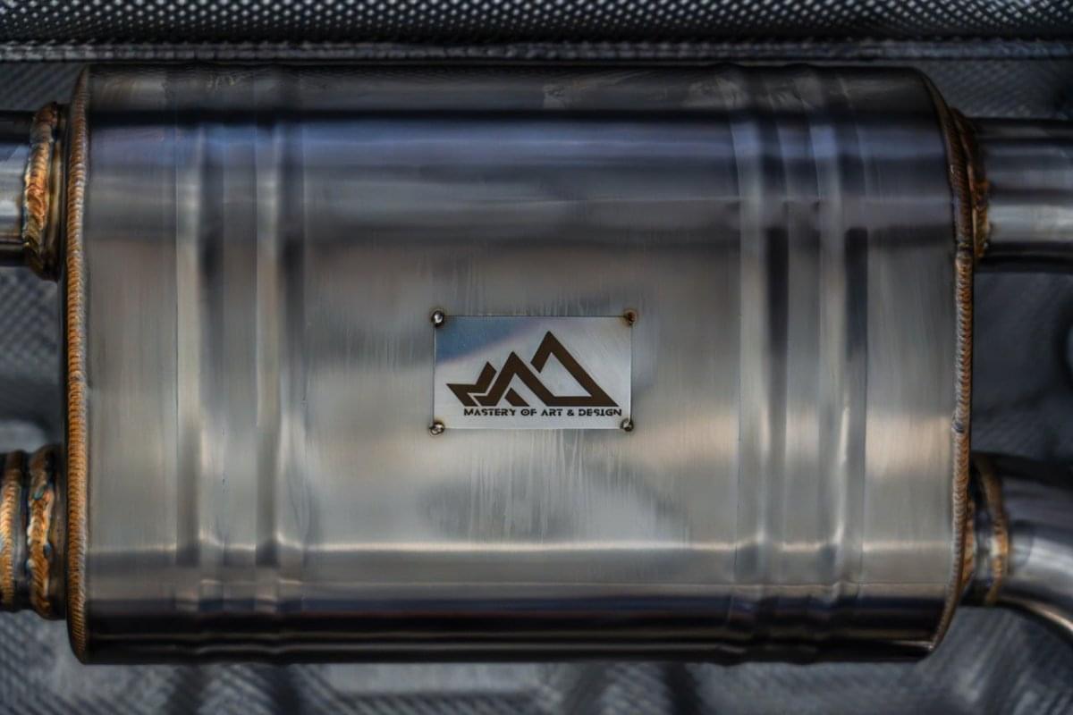 MAD BMW M3 M4 G8x S58 Axle Back Exhaust.