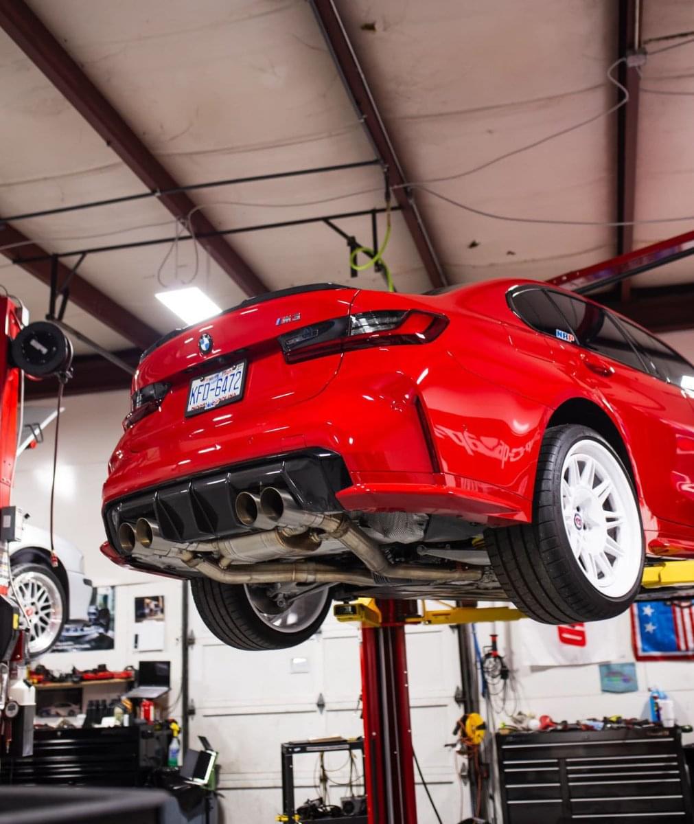MAD BMW M3 M4 G8x S58 Axle Back Exhaust.