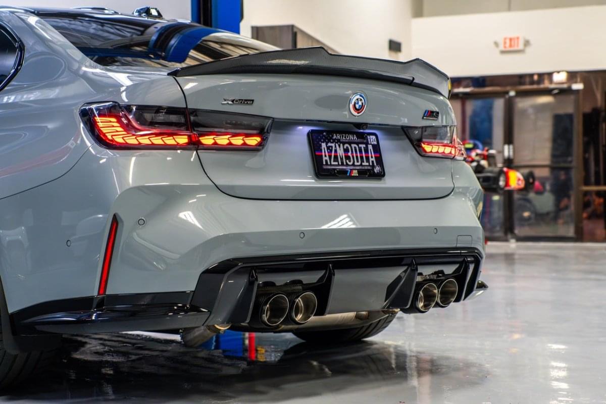 MAD BMW M3 M4 G8x S58 Axle Back Exhaust.