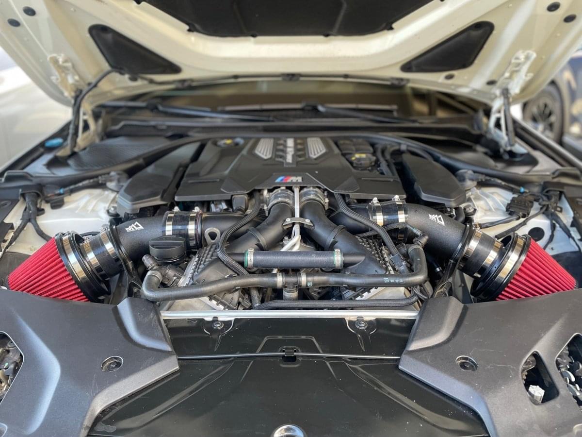 MAD BMW M5 M8 F9X & 550,750,850 G body Short Ram Cold Air Intake.
