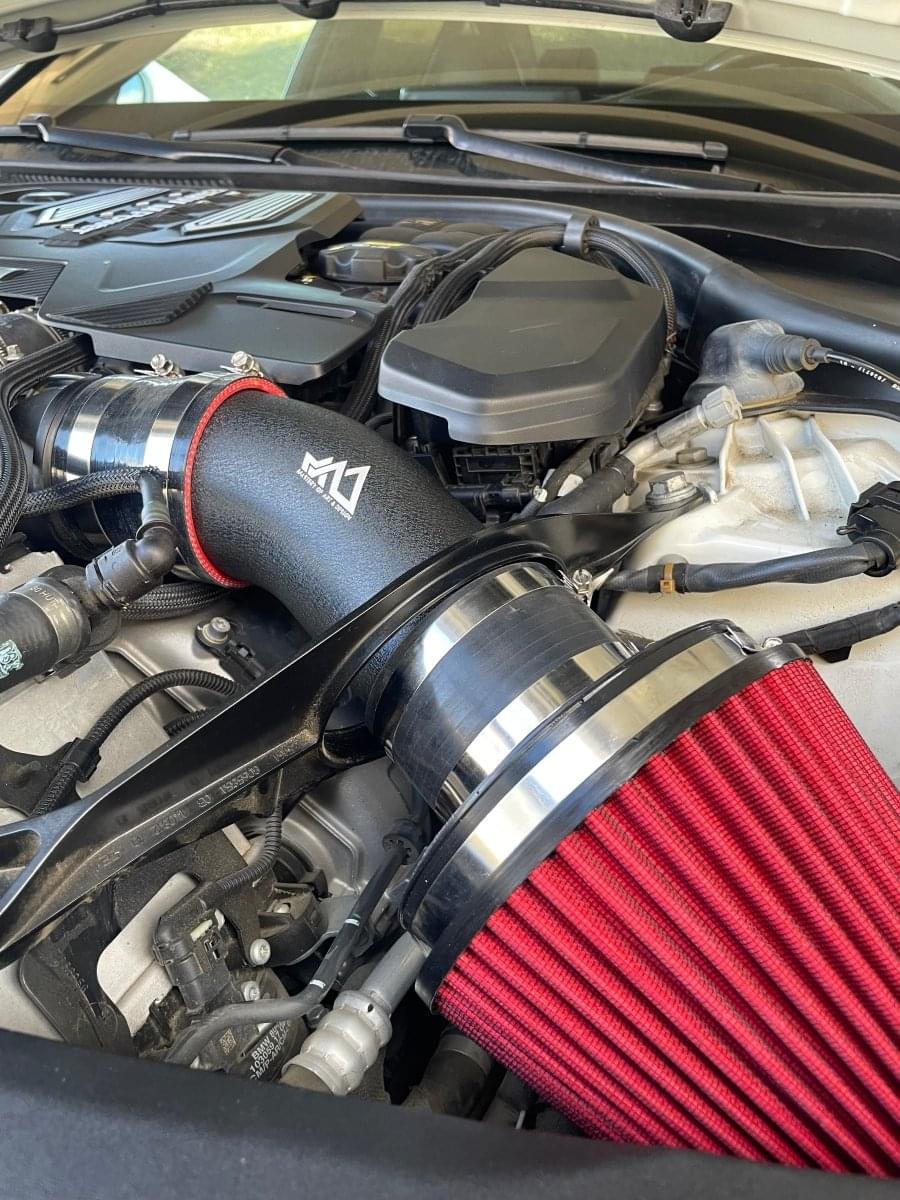 MAD BMW M5 M8 F9X & 550,750,850 G body Short Ram Cold Air Intake.