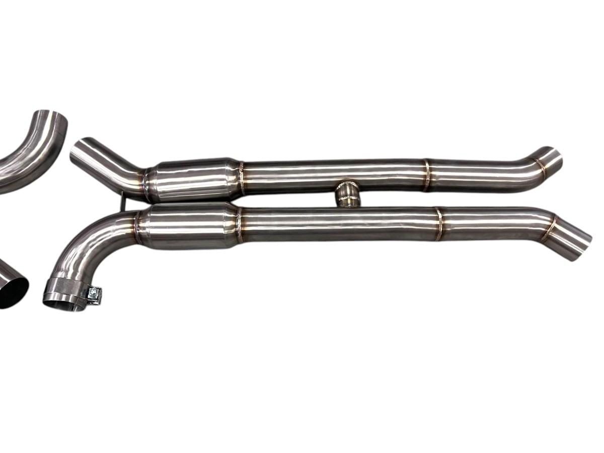 MAD BMW S58 Resonated H-Pipe Midpipe M2 G87.