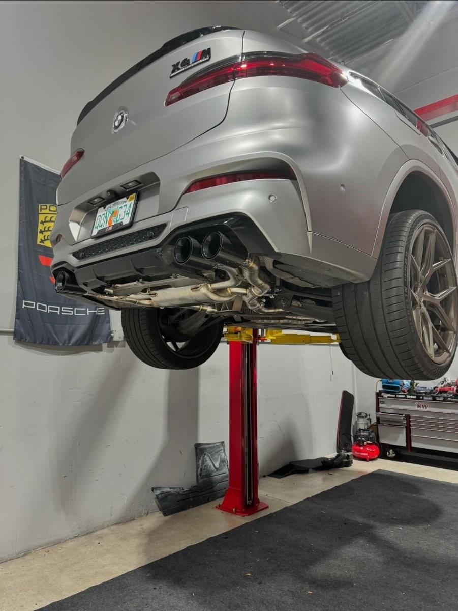 MAD BMW X3M X4M F97 F98 Axle Back Exhaust.