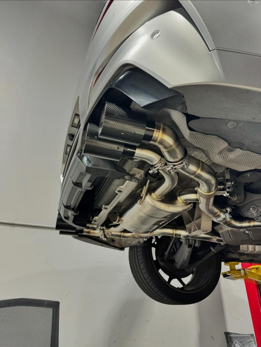 MAD BMW X3M X4M F97 F98 Axle Back Exhaust.