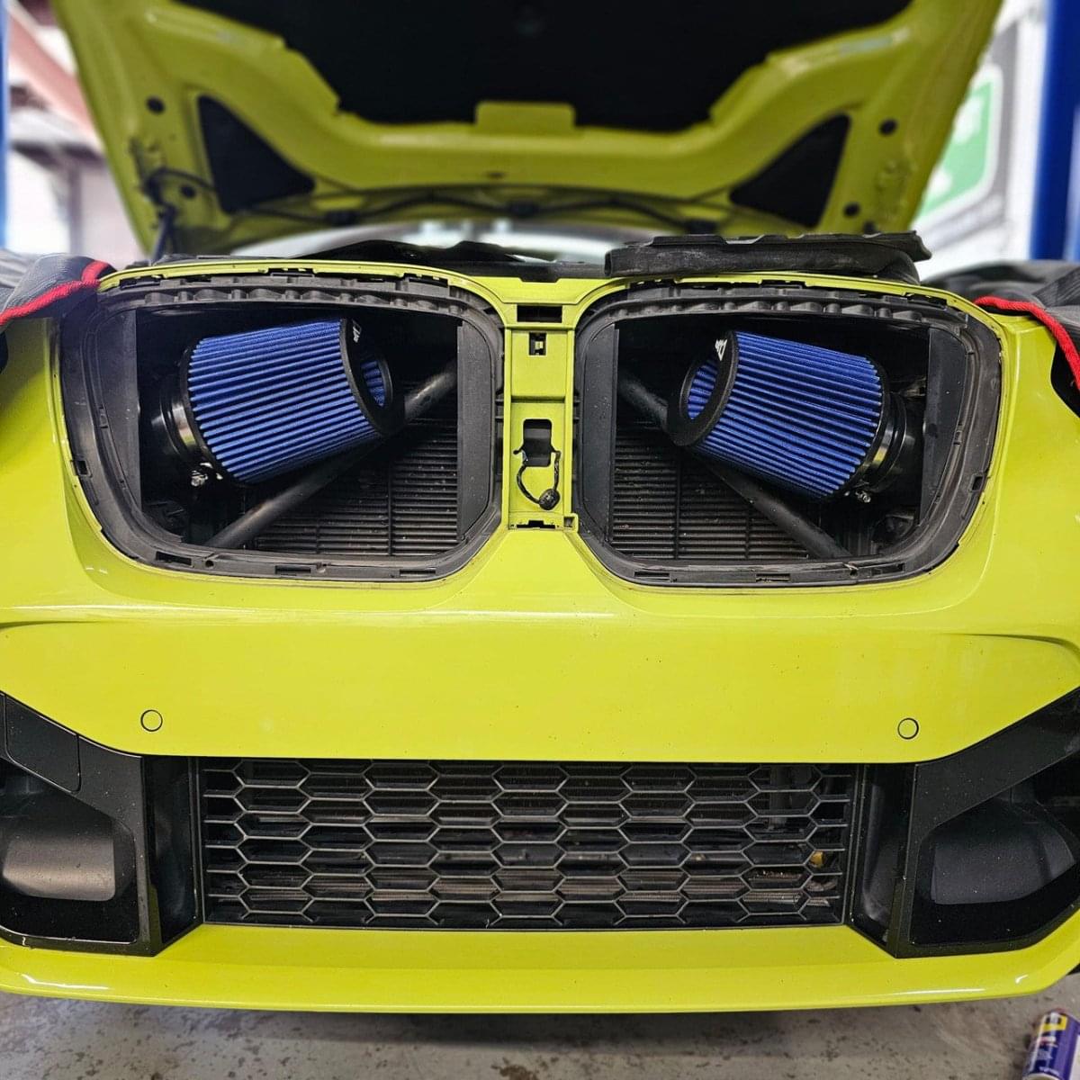 MAD BMW X3M X4M Front Mount Intakes S58 F97 F98.