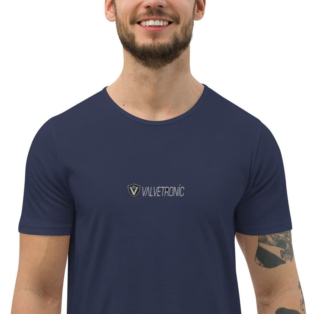 Men's Curved Hem T-Shirt Large special ops logo ( dark base colors).