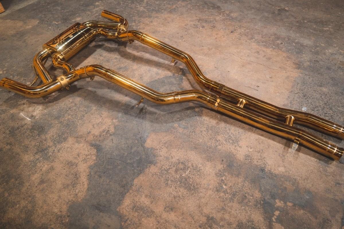 Mercedes AMG GT Valved Sport Exhaust system.